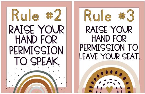 Rule #2 and #3