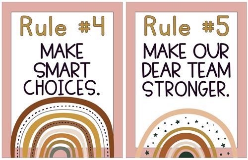 Rule #4 and #5